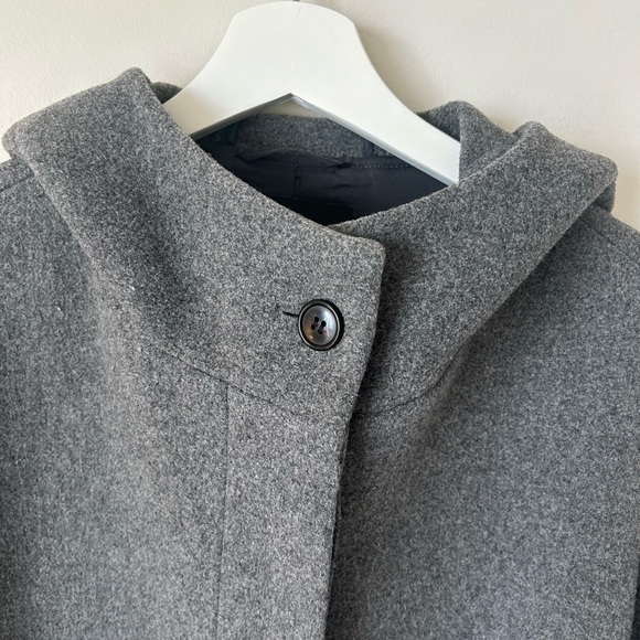 Uniqlo | WOOL BLEND COAT WITH HOOD - Picture 6 of 11